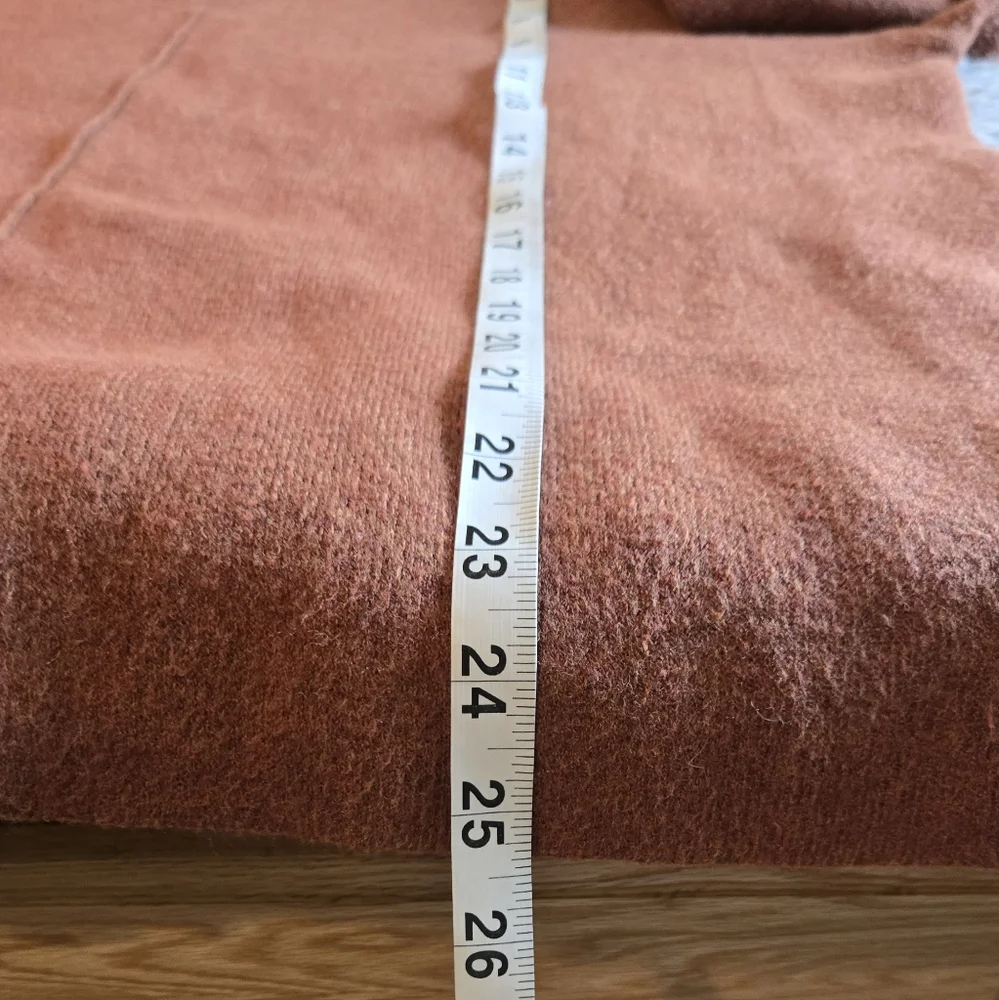 J.Jill Rust Color V Neck Sweater Size Med - Picture 15 of 16